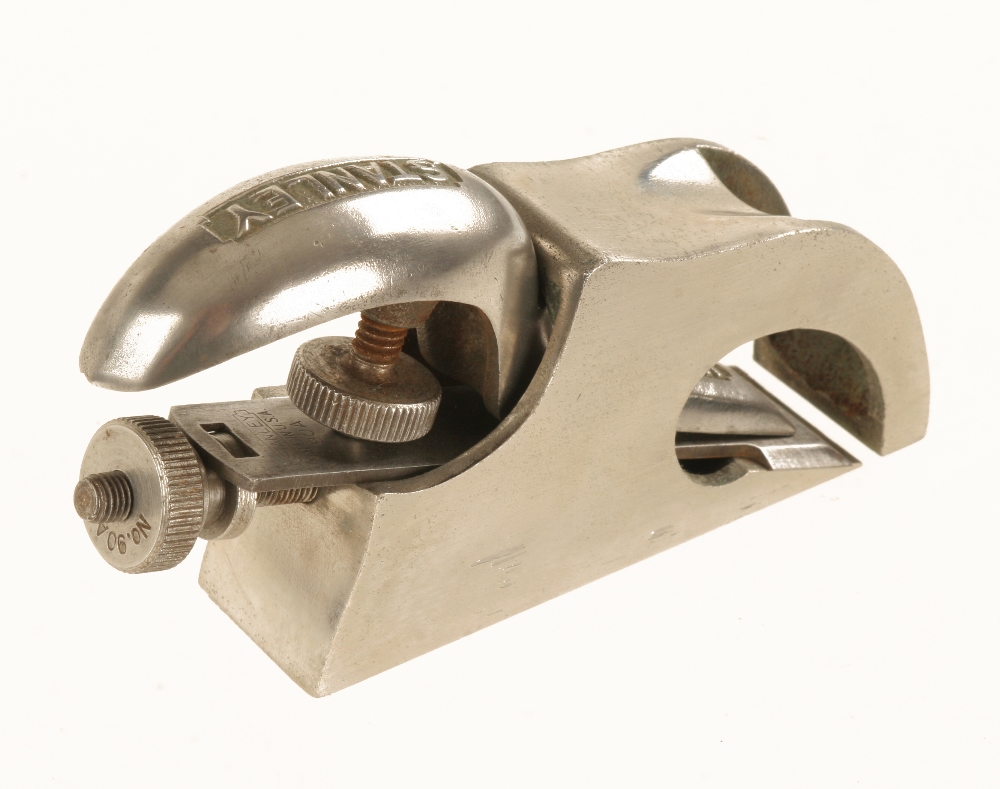 A very rare STANLEY No 90A rabbet plane (90A stamped on adjusting screw ) G++ - Image 3 of 4