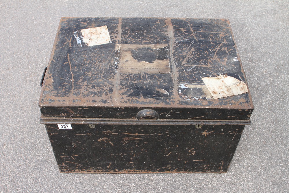A tin trunk G