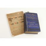 Everyman His Own Mechanic 1893 and a wood carving pattern book dated 1899