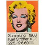 ANDY WARHOL
Marilyn - Sammlung Karl Ströher
Exhibition poster
1968
59 x 84cm Condition Report:
