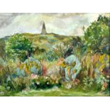 MISOME PEILE
The Steeple In Summer
Oil on board
Signed and dated 1953
Signed and inscribed to the