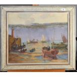 BERNARD NINNES
Misty Harbour, St Ives
Oil on canvas
Signed
Label to the back
48.