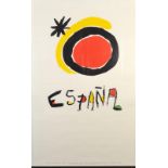 JOAN MIRO
Spanish Tourist Board Poster
"Espana"
printed by Altamira,