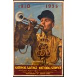 SEPTIMUS EDWIN SCOTT
'National Savings - National Service'
Poster issued by the National Savings