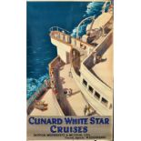 WILLIAM HOWARD JARVIS
Cunard White Star Cruises
3 Posters (damaged)
1930s
63 x 102cm