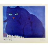 WALASEE TING
Chat Bleu - Blue Cat
Poster
Printed by Hertig and Co Switzerland
61 x 51cm