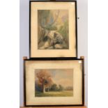CHARLES V COX
Two watercolours
E Herbert Wydale
A pair of prints
H Scott
A pair of watercolours