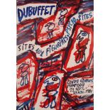 JEAN DUBUFFET
Sites aux Figurines Psycho sites
Poster - created for an exhibition at the Centre