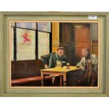 BALFOUR ?
Two men in the Red Lion
Northern School
Oil on board
Signed and dated '71
39 x 29cm