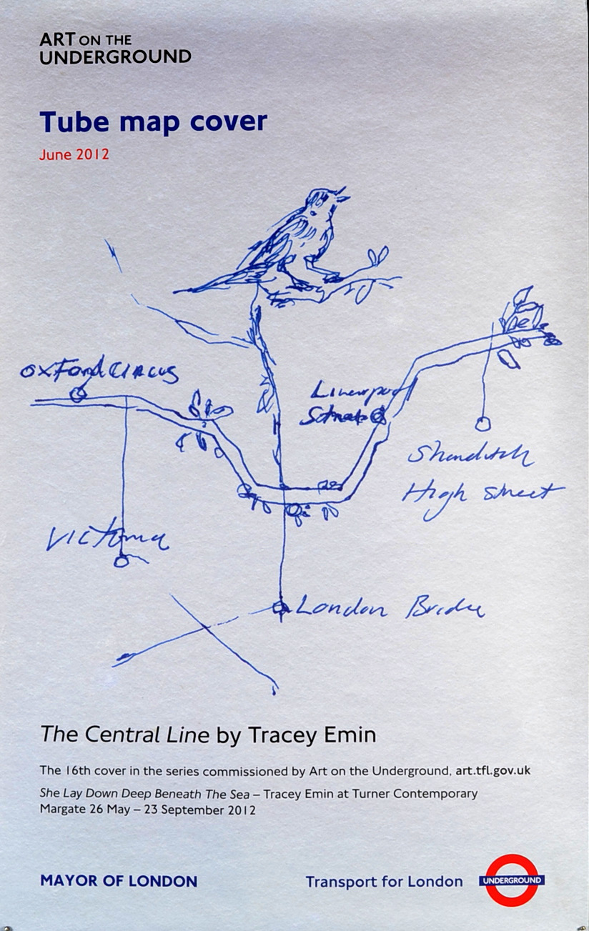 TRACEY EMIN
'Central line'
offset lithograph
2012
64 x 102cm