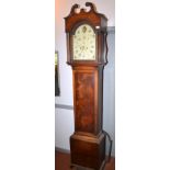 A George III mahogany eight day long case clock,