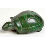 A malachite turtle, length 9cm.