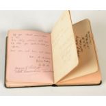 A WWI period autograph album.