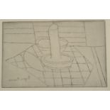 BRYAN INGHAM Still life Etching Signed in the plate 19 x 26.