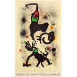 JOAN MIRO At Pace Columbus Exhibition Poster 1979 92 x 55cm