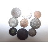 1/- 1816 near E.F. other 18th and 19th century silver etc.