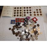 Coins, mainly British.