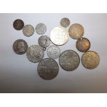 Silver and World coins.