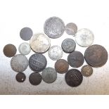 Silver coins etc.