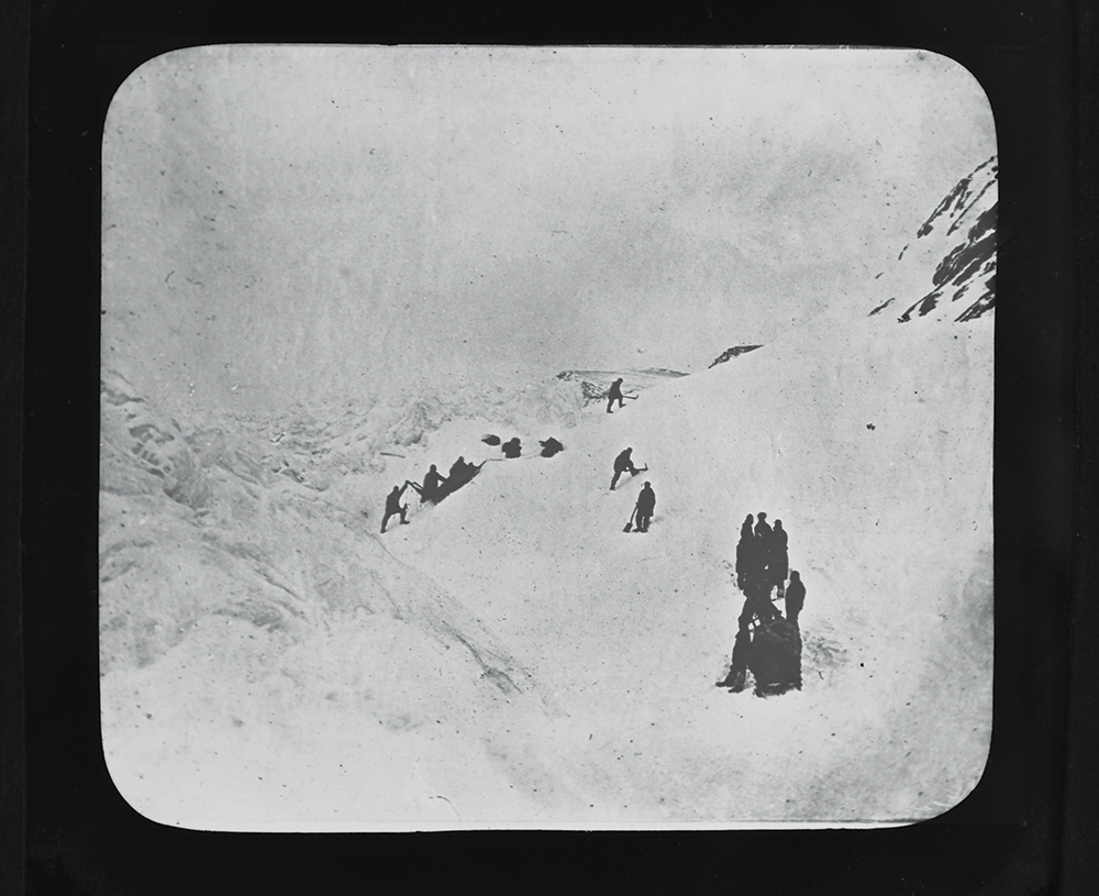 A set of 42 magic lantern slides of photographs taken by Thomas Mitchell & George White during the - Image 16 of 18