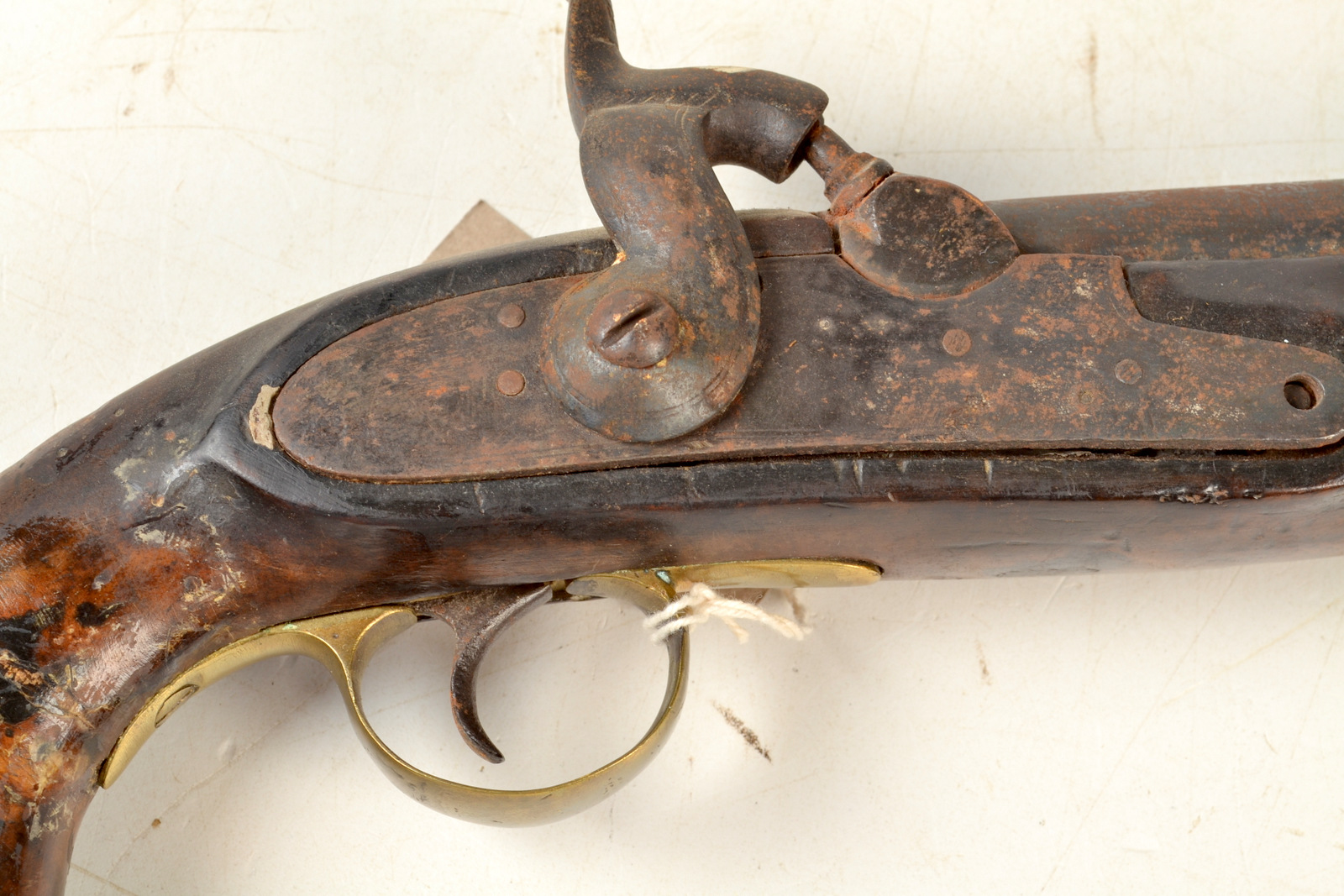An early 19th century pistol with a swivel ramrod, - Image 2 of 2