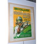 A Brooklands reproduction poster.