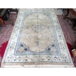 A Chinese hand knotted wool carpet,