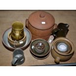 A collection of Leach standard ware and other studio pottery.