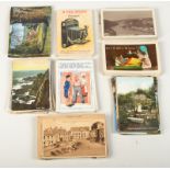 Postcards, including local interest, 1930s seaside cards and novelty cards,