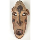 A Sepik river Papua New Guinea mask.