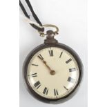 A silver George III pair case pocket watch by J. Scott Kendall No. 1440.