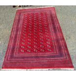 A large Pakistan carpet,