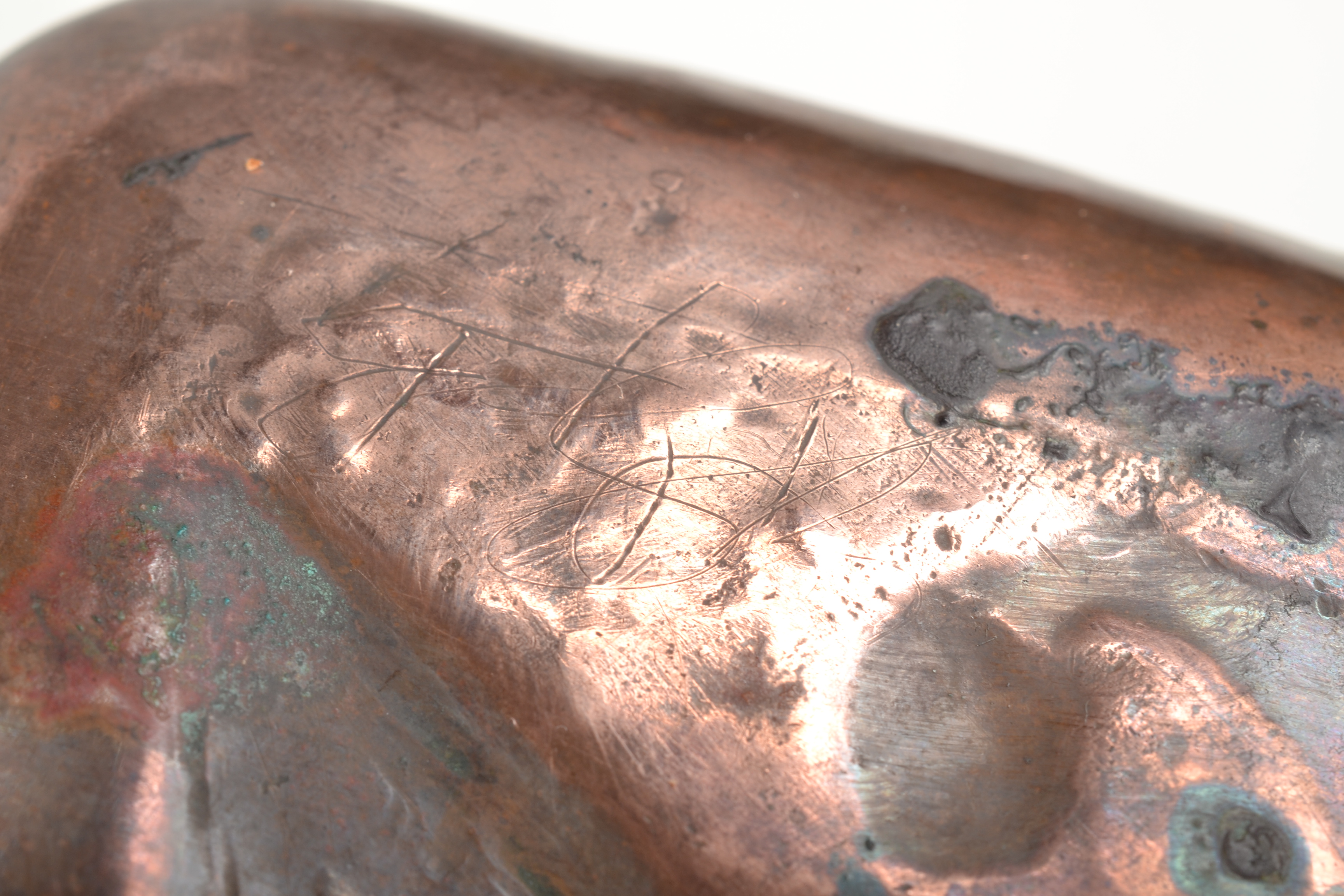 A good Newlyn copper fish decorated pin tray, possibly by Tom Batten, - Image 3 of 4