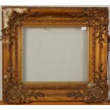 Two small ornate picture frames 28 x 33cm 38 x 30cm