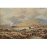 HENRY DEACON HILLIER-PARKER Summer Morning Loch Vennachar Watercolour Signed 37 x 54cm