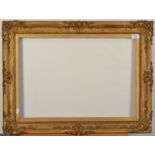 Two ornate gilt picture frames 40 x 59cm 36 x 43cm