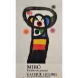 JOAN MIRO L'atelier de gravure 1990 94 x 57cm