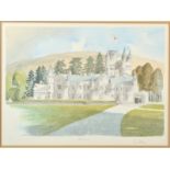 CHARLES PRINCE OF WALES Balmoral Lithograph Signed,