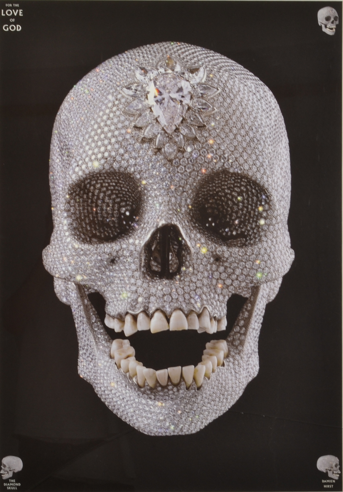DAMIEN HURST The Diamond Skull Poster