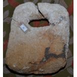 An ancient Venetian or Roman anchor weight recovered from a wreck site off Majorca,