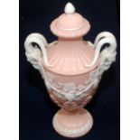 A mid to late Victorian porcelain vase in the style of Moore & Co,