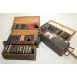 A collection of magic lantern slides.