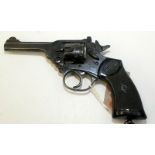 A Webley Mk4 .38 revolver No. A68746, de-activated. Condition Report: Fires okay.