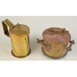 Two pieces of trench art by repute made by Cornish blacksmith John Webber of Carnon Downs while