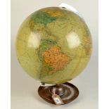 A J R O Globus terrestrial 12" globe.