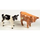 Two Beswick calves.