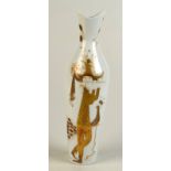 A Rosenthal Studio Linie vase designed by Bjorn Winblad with coloured gilding pattern number 1583E,