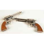 A pair of Italian die cast replica ME Ranger revolvers.