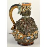 A Doulton Lambeth Frank Butler marine life jug, dated 1879,