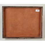 A Victorian terracotta rectangular tray by Watcombe, Torquay,